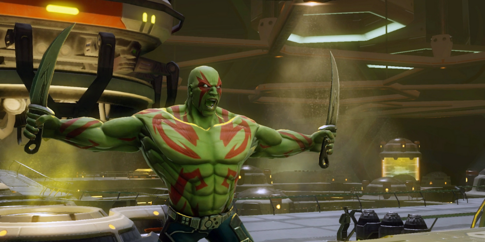 Green person in Marvel Strike Force